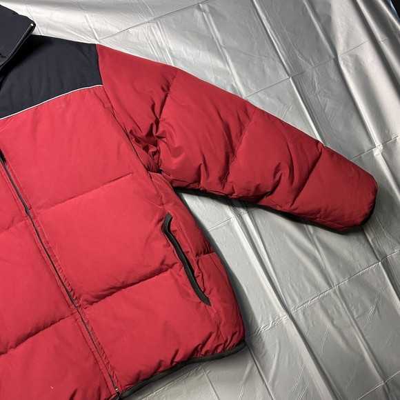 Twenty X 20X‎ By Wrangler Outerwear Mens Down Feather XS Coat Jacket Red Blue - Picture 4 of 8